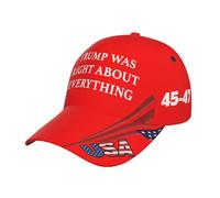 Anceky Trump was Right About Everything Hat Adjustable Baseball Dad Cap Unisex for Men&Women