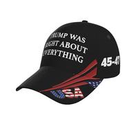 Anceky Trump was Right About Everything Hat Adjustable Baseball Dad Cap Unisex for Men&Women