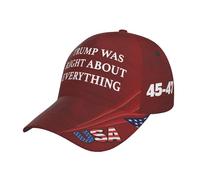 Anceky Trump was Right About Everything Hat Adjustable Baseball Dad Cap Unisex for Men&Women