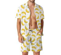 Anceky Tyrannosaurus-Rex Print Men's Button-Up Shirt Hawaiian Shirt Party Beach Shorts