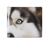 Anceky Wallet Card Case Coin Purse Mens Stupid Husky Dog Printed Wallet for Everyday Use and Fits in Any Pocket with Ease