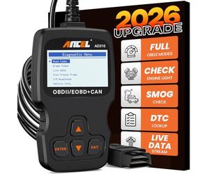 ANCEL AD310 Car OBD2 Scanner Vehicle Code Reader Engine System Fault CAN Diagnostic Scan Tool Classic Enhanced Universal OBD Diagnosis-Black