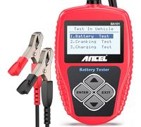 ANCEL BA101 Car Battery Tester 12V Auto 100-2000 CCA Battery Load Tester | Automotive Alternator Battery Analyzer Digital on Cranking Charging System, for Motorcycle, Truck, Boat, RV, Marine & More