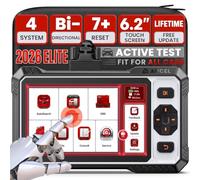 ANCEL FX6000 Bidirectional 4-System Car OBD2 Diagnostic Scanner Tool | Engine ABS SRS Transmission OBD, Oil/TPMS/EPB/BMS/SAS/DPF/Airbag/Throttle Reset, ABS Bleeding AutoVin Free Update, 6.2'' SCR