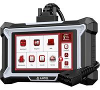 ANCEL OBD2 Scanner DS100, 4 Systems Car Diagnostic Tool for Engine ABS SRS Transmission, Car Code Reader with 7 Resets - ABS/Oil/Brake/Battery/SAS/ETS/Gear, Auto VIN, Online Help, Lifetime Free Update