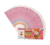 Ancestor Money - Chinese Paper Money: Heaven Bank Notes To Burn - Hell Bank Notes, Origami Paper, Bring Good Fortune (100 Sheets)(100)