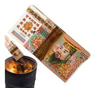 Ancestor Money | Joss Paper Offering | 100 Sheets Traditional Spirit Currency for Qingming Ghost Festival Ceremony | Cultural Ritual Burning Paper Set for Funeral Grave Sweeping Memorial