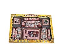 Ancestor Money Ritual Supplies Paper Tie, Paper Sofa Set Chinese Funeral Supplies, Qingming Festival Funeral and Hunger Festival, The Funeral of The Tomb-Sweeping Day