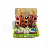 Ancestor Money Ritual Supplies Paper Tie, Three-Dimensional Paper Villa Chinese Funeral Supplies, Qingming Festival Funeral and Hunger Festival, The Funeral of The Tomb-Sweeping Day