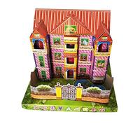 Ancestor Money Ritual Supplies Paper Tie,Three-Dimensional Paper Villa Chinese Funeral Supplies, Qingming Festival Funeral and Hunger Festival, The Funeral of The Tomb-Sweeping Day