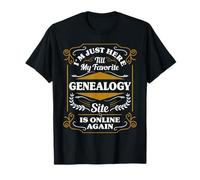 Ancestry Genealogist Family Tree Just Here Genealogist T-Shirt