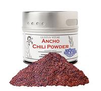 Ancho Chili Powder - Gourmet Spice - All Natural Chili Powder - Non GMO - Handcrafted - Small Batch - Artisanal Seasoning - Gustus Vitae - #0721