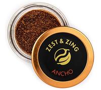 Ancho Chilli (Ground), 23g Spice Jar - Premium Chillis by ZEST & ZING. Fresher, Convenient, Stackable Spice Jars.