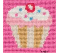 Anchor 1st Kit First Cross Stitch, Long Stitch, Tapestry - Children First Sewing Learner Fabric Kit - Simply Sew Crafty™ (Chloe - Tapestry)