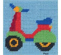 Anchor 1st Kit First Cross Stitch, Long Stitch, Tapestry - Children First Sewing Learner Fabric Kit - Simply Sew Crafty™ (Paul - Tapestry)