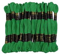 ANCHOR 25 x Cross Stitch Hand Embroidery Floss Stranded Cotton Thread Skeins-Parakeet Green