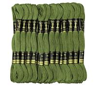ANCHOR 25 x Cross Stitch Hand Embroidery Floss Stranded Cotton Thread Skeins-Sage Green