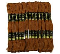 ANCHOR 25 x Stranded Cotton Thread Hand Cross Stitch Sewing Embroidery Floss Skeins-Brown