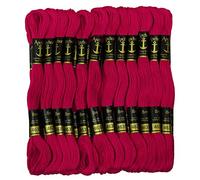 ANCHOR 25 x Stranded Cotton Thread Hand Cross Stitch Sewing Embroidery Floss Skeins-Magenta