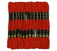 ANCHOR 25 x Stranded Cotton Thread Hand Cross Stitch Sewing Embroidery Floss Skeins-Red