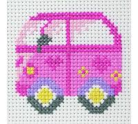 Anchor 3690000@15 Cross Stitch 1st Kit: Camper Van, Multi, One, 10 x 10cm