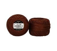 Anchor 4591008-00359 Embroidery Thread, 100% Cotton, Brown, Thickness 8, 82 m, 16 g