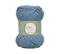 Anchor 4620004-00421 Crochet Yarn, 100% Cotton, 421, Thickness 4, 125 m