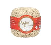 Anchor 4771012 00387 Crochet Yarn, Cotton, Beige