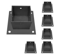 Anchor Base,Heavy Duty Post Bracket Base Plate Anchor for Secure Installation on Wood, Concrete, Deck & Fence - Durable, Weather-Resistant, Easy to Install, Ideal for Outdoor Projects