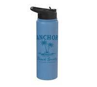 Anchor Beach Society No Fixed Address Stainless Steel Insulated Water Bottle