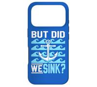 Anchor Boating Adventure But Did We Sink Quote Boat Lovers Case for iPhone 17 Pro