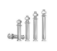 Anchor bolts,Eyebolt Bolt, 316 Stainless Steel Explosive Expansion Bolt Extension of Tube M6-M20(M8x60mm(4pcs))