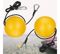 Anchor Buoy Float,2 or 4pcs Pool Float Anchor Marker Buoy,High Visibility Buoy Float with 51" Bungee Cord & Clip for Pools, Water Ski Ropes, Anchor Lines