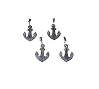 Anchor Cast Iron Shabby Chic Tablecloth Weights Heavy Iron Maritime Decorative Tablecloth Weights Pack of 4