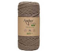 Anchor Crafty Fine 00107 Approx. 65 m Cinnamon 250 g. Cotton Polyester Mix Vegetable Dyed Twisted Soft 3 Ply Cord.
