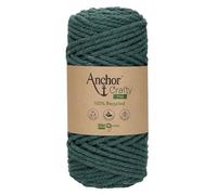 Anchor Crafty Fine 00111 Forest 250 g Approx. 65 m. Cotton Polyester Mix Vegetable Dyed Twisted Soft 3 Ply Cord.