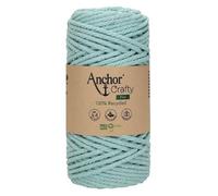 Anchor Crafty Fine 00117 Mint Blue 250g. Approx. 65 m. Cotton Polyester Mix Vegetable Dyed Twisted Soft 3 Ply Cord.