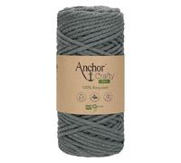Anchor Crafty Fine Macrame Cord. 00113 Lagoon 250 g Approx. 65 m. Cotton Polyester Mix Vegetable Dyed Twisted Soft 3 Ply Cord.