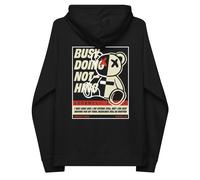 Anchor & Crew 04 Busy Doing Nothing EDITIONS Organic Cotton Hoodie - Black - S