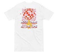 Anchor & Crew Acceptable At The Time DISCO! Cotton Embroidered Oversized T-Shirt - M - White