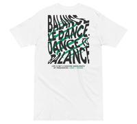 Anchor & Crew Balance Le Dance DISCO! Cotton Embroidered Oversized T-Shirt - M - White
