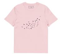 ANCHOR & CREW Birds Where's William Going? Cotton T-Shirt in Pink | Size: Large ANCHOR & CREW Pink L