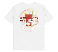 ANCHOR & CREW Bloody Mary Is My Side Hustle Club Cotton T-Shirt in White | Size: Medium ANCHOR & CREW White M