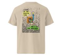 ANCHOR & CREW Camera Digital Time x Analogue Kind Cotton T-Shirt in Camel | Size: 2XL ANCHOR & CREW Camel 2XL