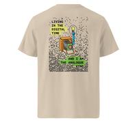 ANCHOR & CREW Camera Digital Time x Analogue Kind Cotton T-Shirt in Camel | Size: Large ANCHOR & CREW Camel L