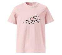 Anchor & Crew Fish Where's William Going? Organic Cotton T-Shirt - Cotton Pink - M