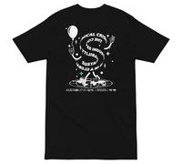 Anchor & Crew GUSTATORY Originals Sustainability Crisis Heavy Cotton Embroidered T-Shirt - M - Black