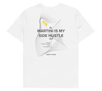 ANCHOR & CREW Martini Is My Side Hustle Club Cotton T-Shirt in White | Size: Large ANCHOR & CREW White L