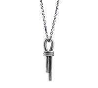 ANCHOR & CREW Men's Great Yarmouth Voyage Silver Necklace Pendant | Size: 18 inches ANCHOR & CREW Silver 18 inches