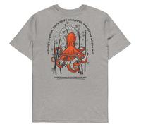 Anchor & Crew Octopus Another Good Day Organic Cotton T-Shirt - M - Heather Grey
